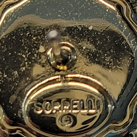 Sorrelli Gold Crystal Earrings - Picture 5 of 5